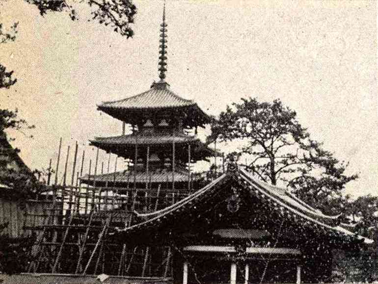 法隆寺の修理